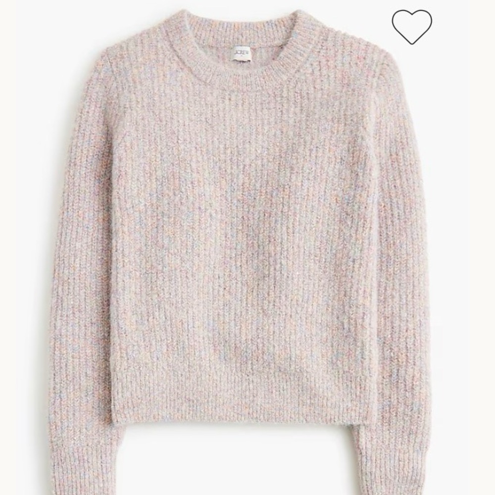 Women's Metallic sequin crewneck sweater